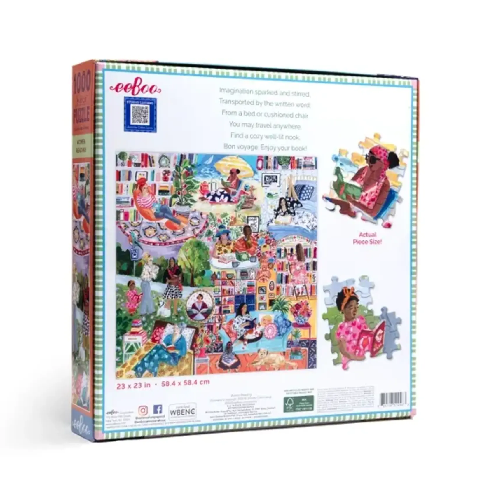 eeboo Women Reading 1000 Piece Puzzle