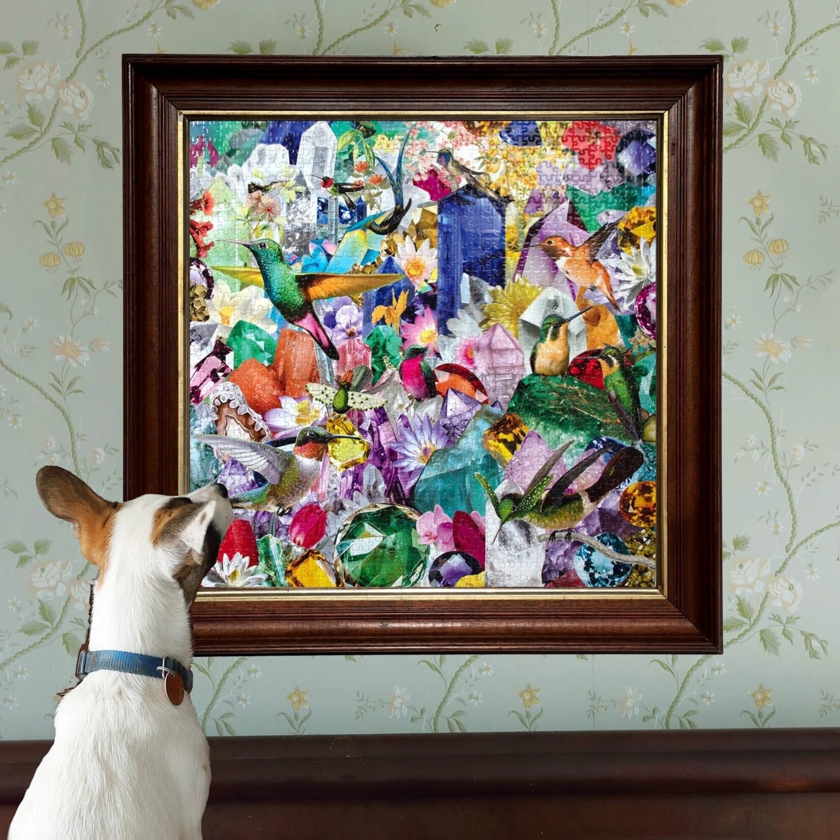 eeboo Hummingbirds and Gems 1000 Piece Puzzle
