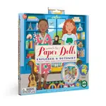 eeboo Explorer and Botanist Paper Doll Set