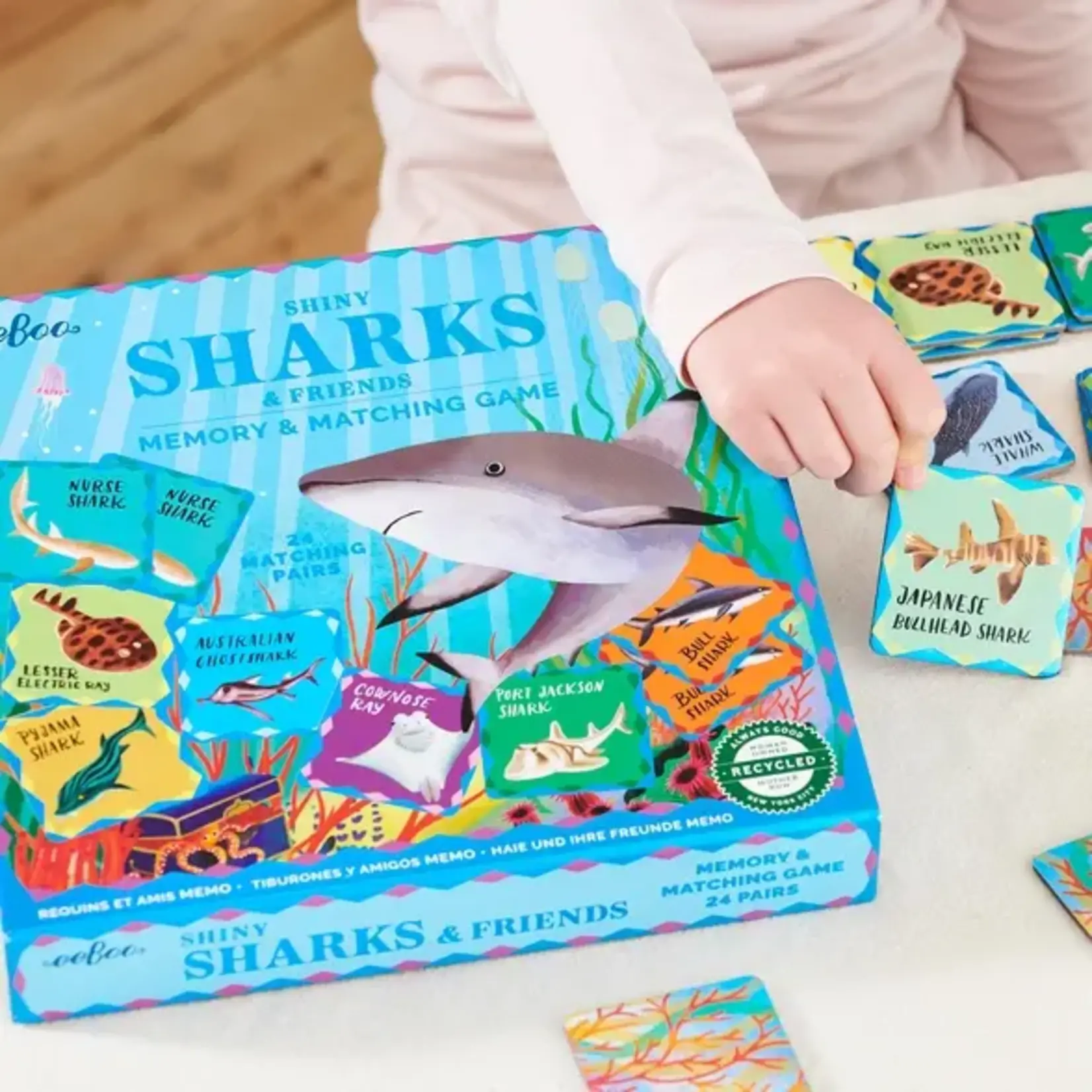 Sharks & Friends - Shiny Memory Matching Game