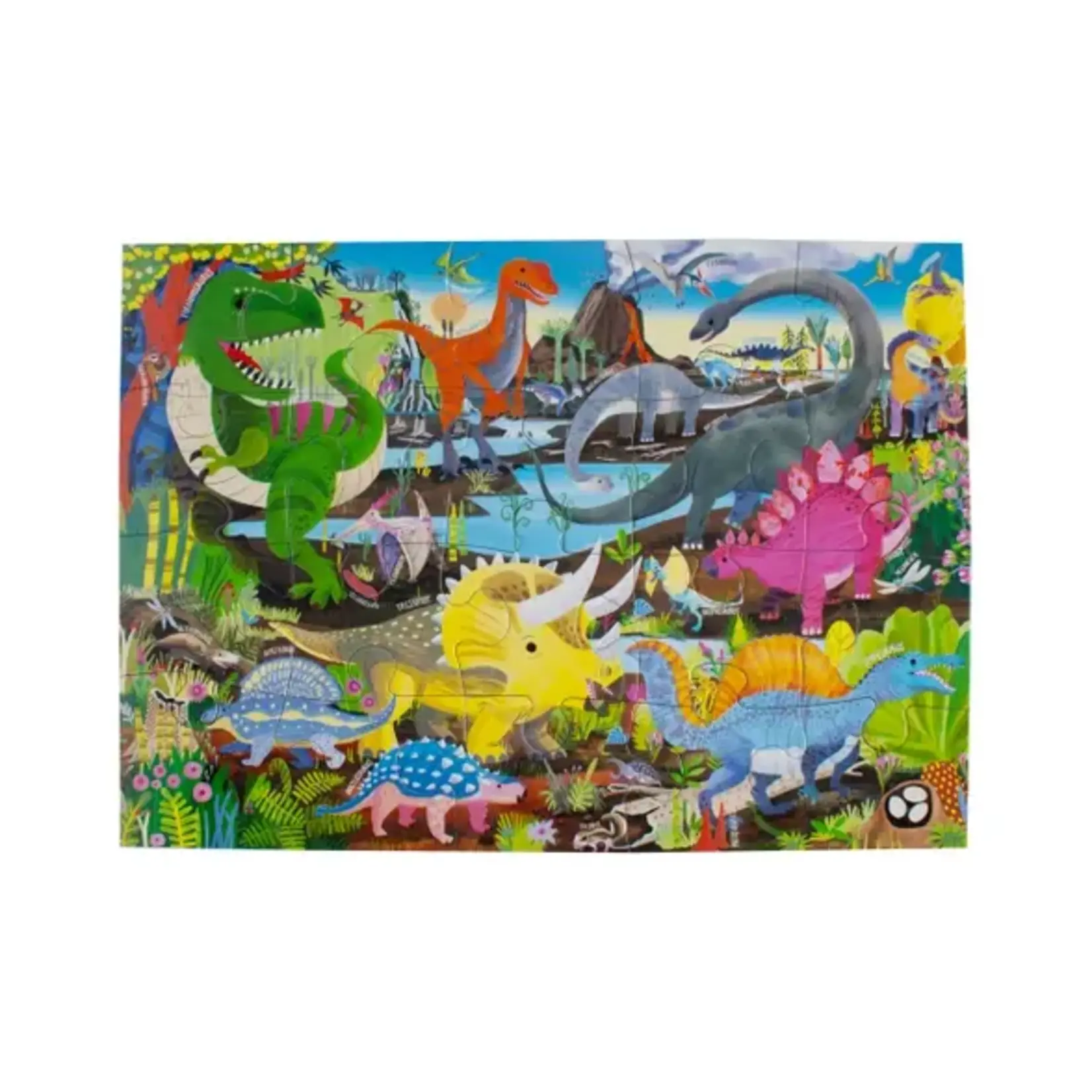 eeboo Dinosaur Land - 20 Piece Puzzle