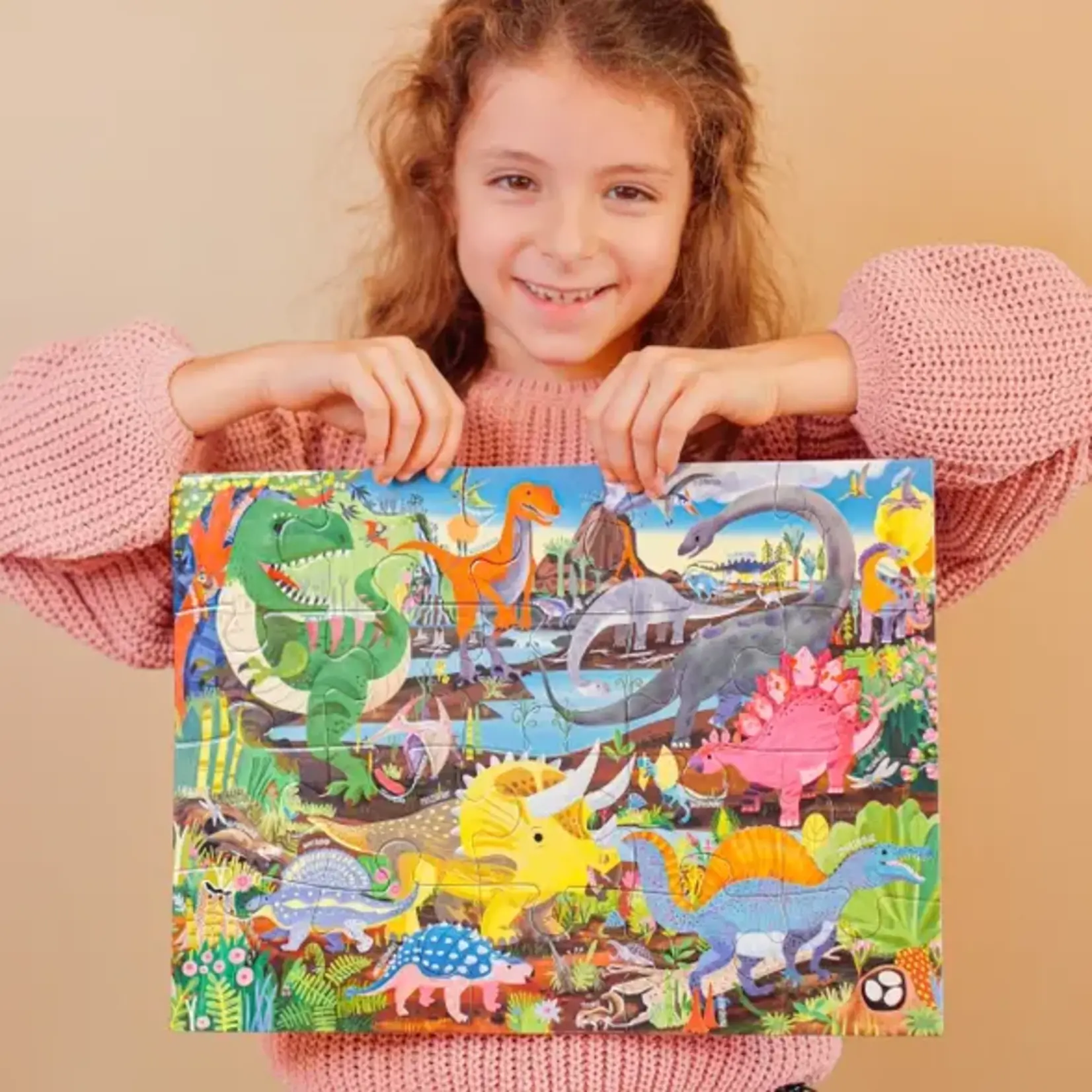 eeboo Dinosaur Land - 20 Piece Puzzle