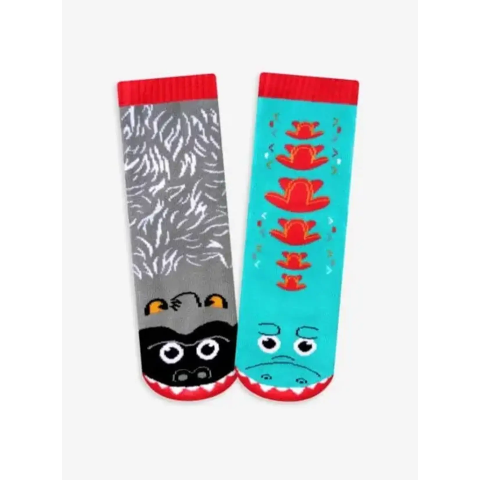 Pals Socks - Giant Gorilla & Mutant Lizard 4-8