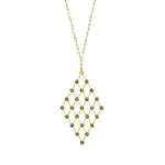 Diamond Lattice Necklace in Gold (RR133)