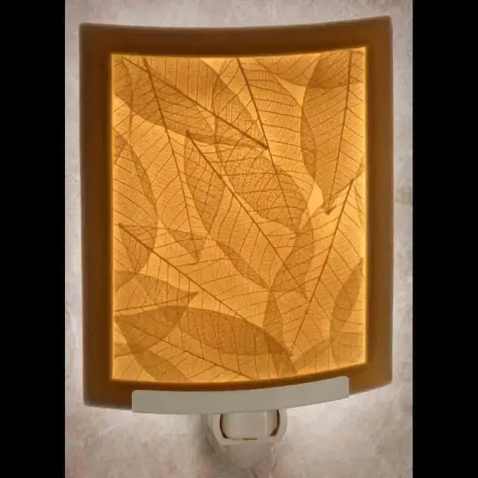 Leaf Veins Curved Night Light