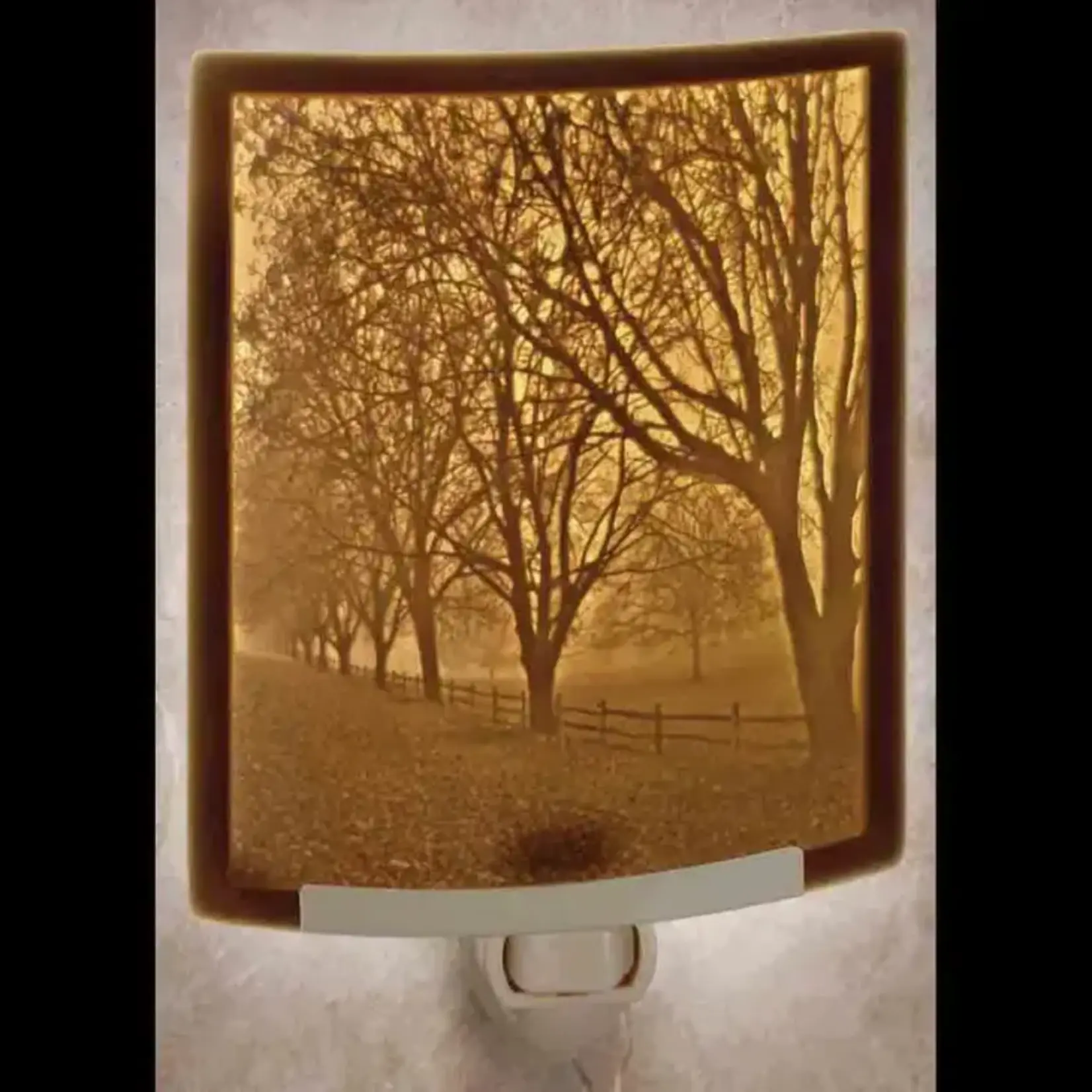Misty Meadows Curved Night Light