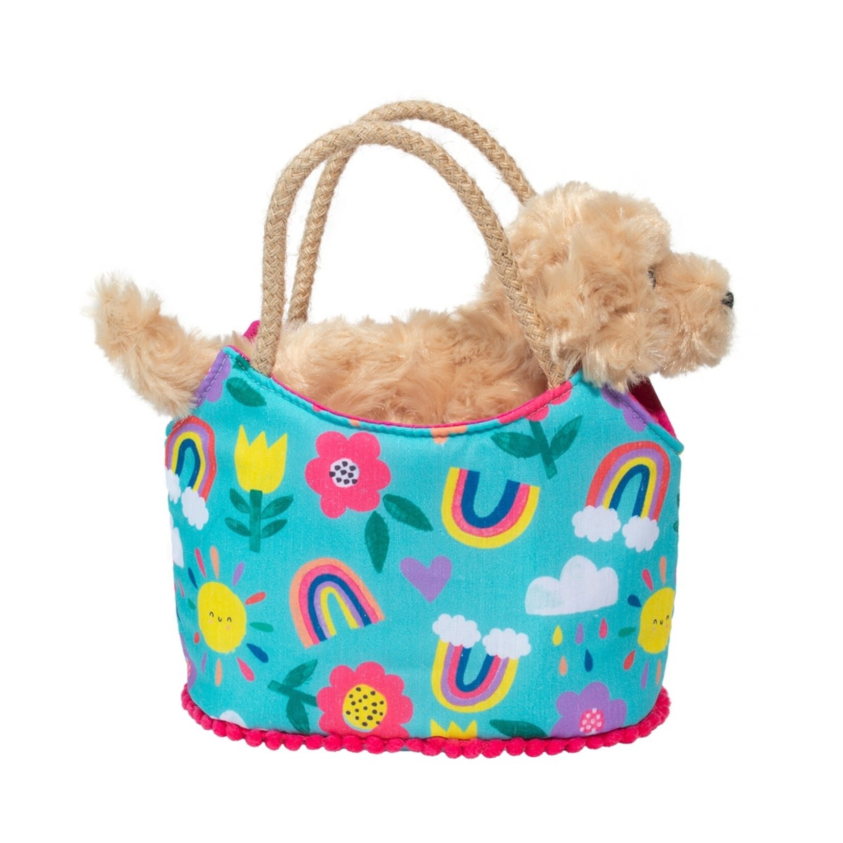 Douglas Toys Happy Day Sassy Sak with Golden Retriever