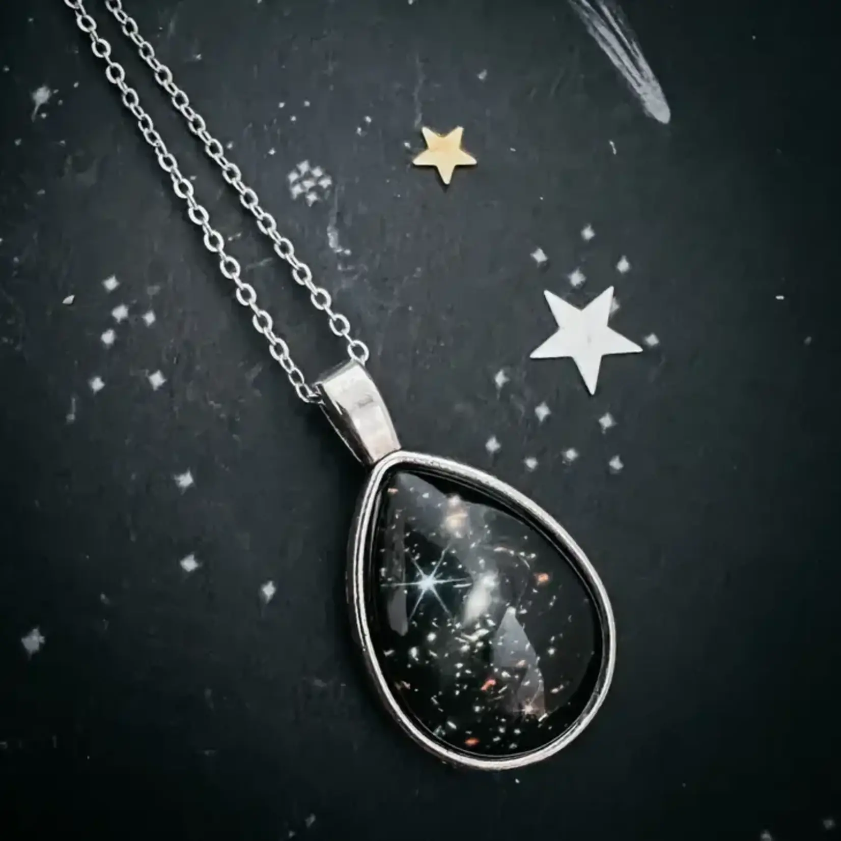 Drops in Cosmic Ocean Necklace Jwst