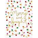 Peter Pauper Press Merry and Bright Small Boxed Holiday Cards