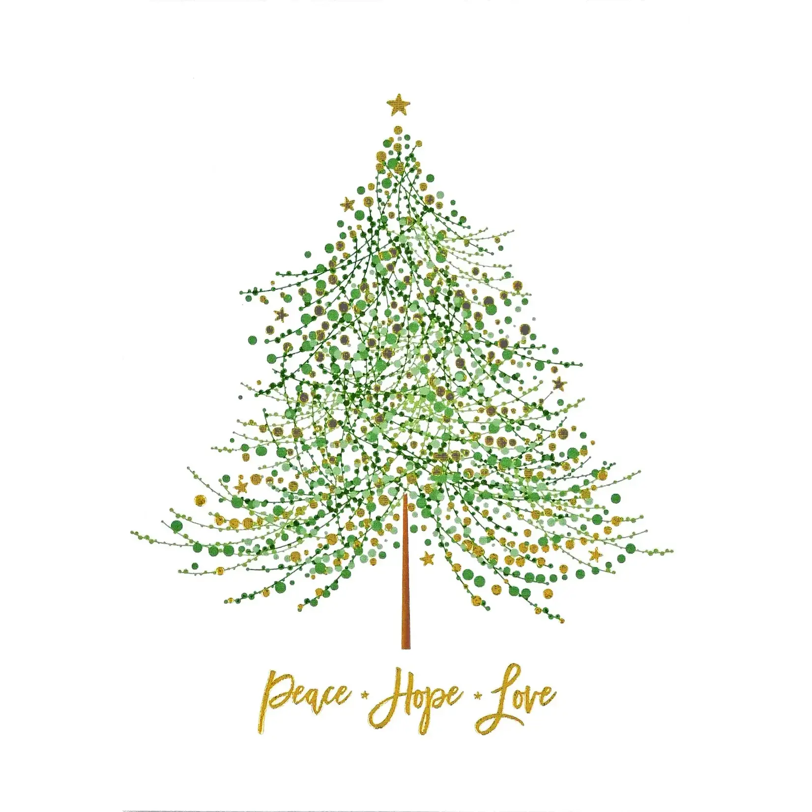 Peter Pauper Press Tree of Festive Wishes Small Boxed Holiday Cards