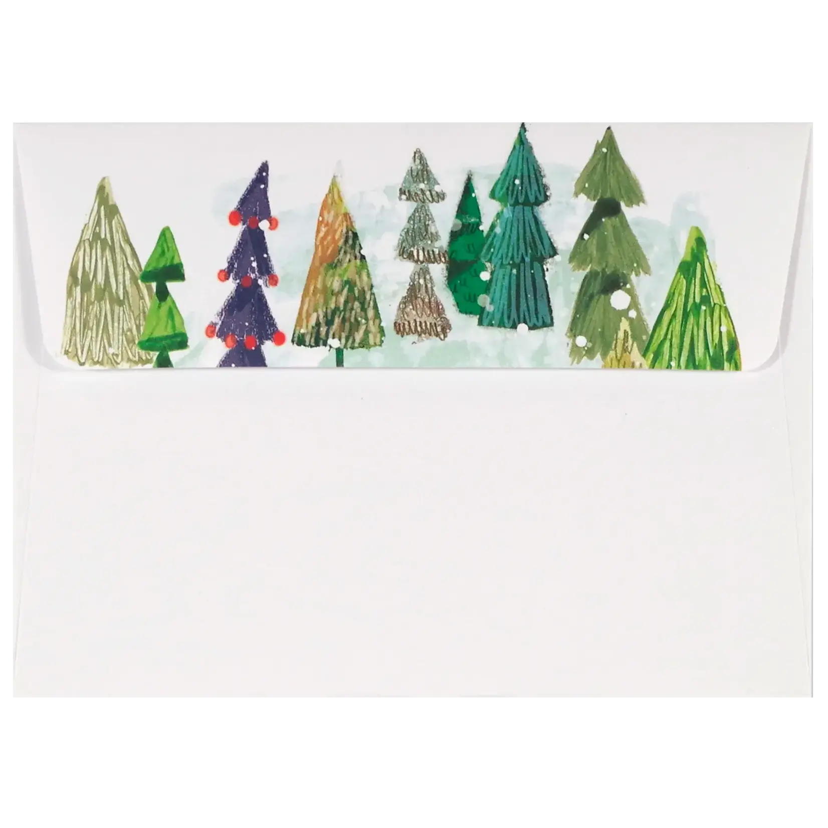 Peter Pauper Press Small Holiday Cards: Festival of Trees