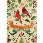 Peter Pauper Press Small Holiday Cards: Festive Cardinals