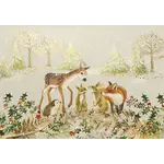 Peter Pauper Press Small Holiday Cards: Furry Friends
