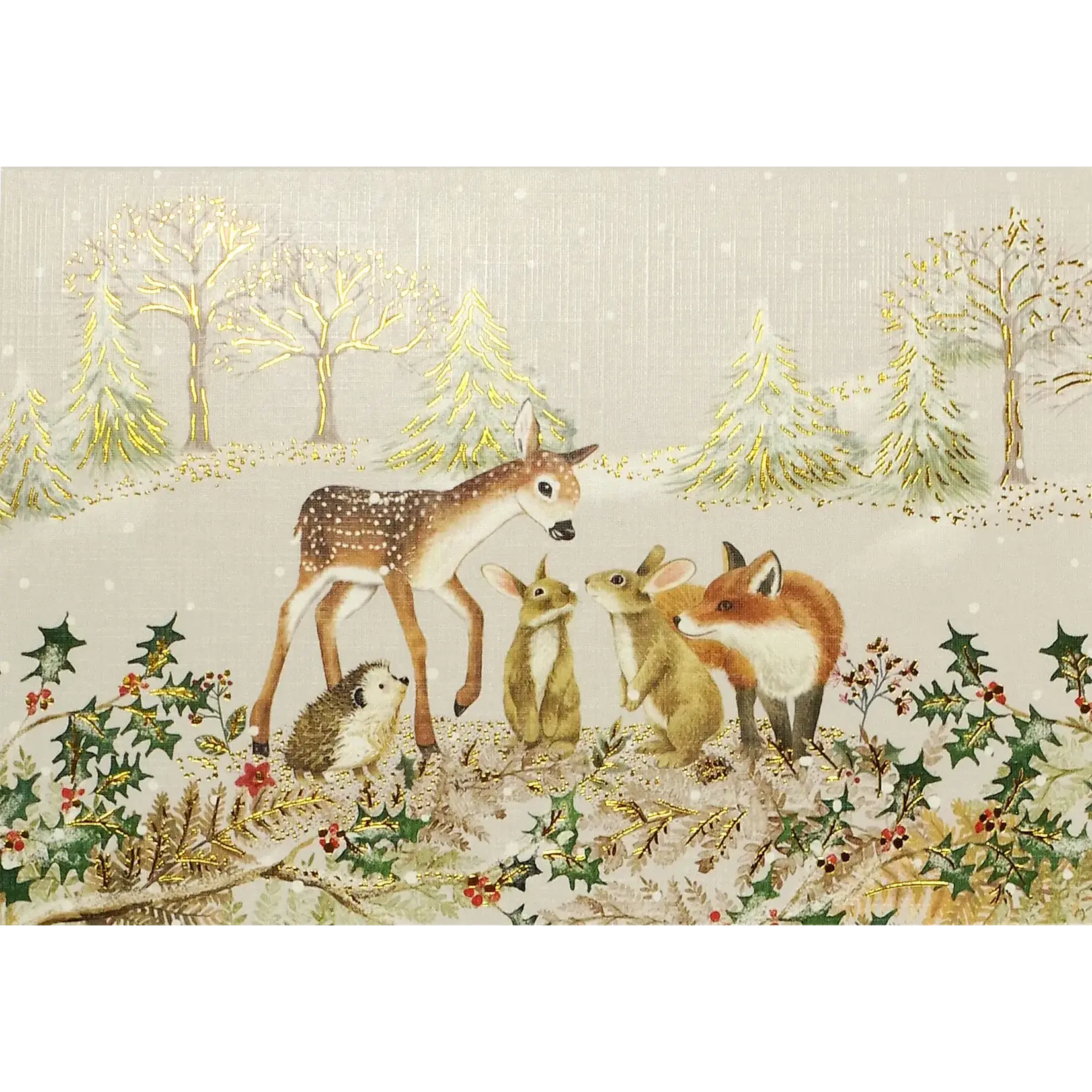 Peter Pauper Press Small Holiday Cards: Furry Friends