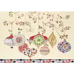 Peter Pauper Press Small Holiday Cards: Watercolor Ornaments