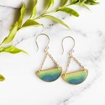 Mood Swings Brass Earrings
