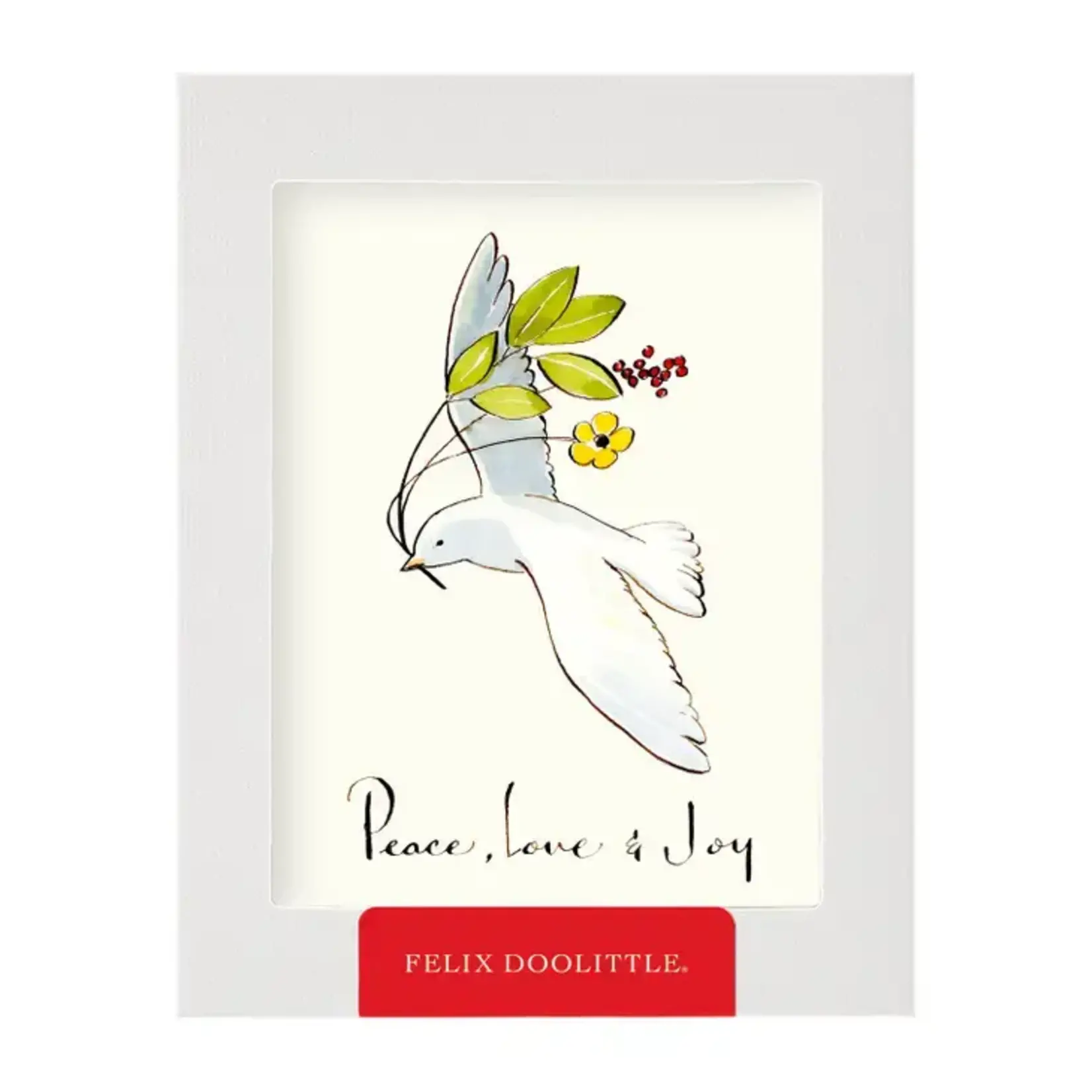 Peace Love Joy - Boxed Dove Holiday Christmas Greeting Cards