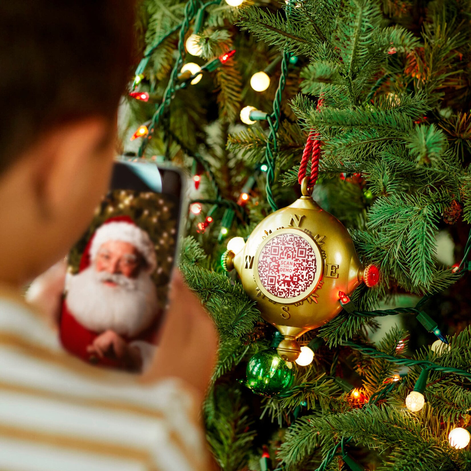 Santa's Kindness Ornament