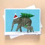 Elephant Boxed Holiday Cards