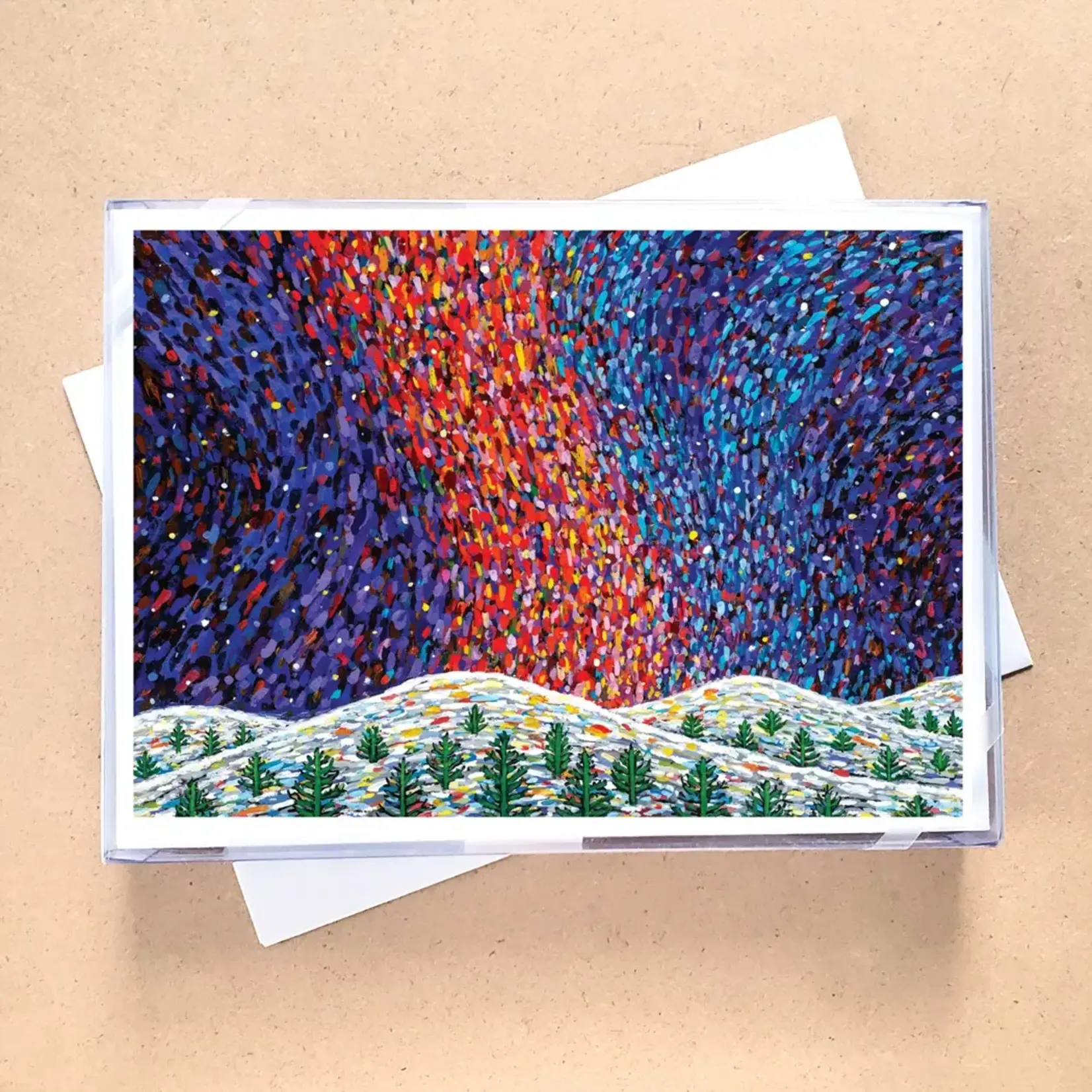 Annunciation Stars & Aurora Boxed Holiday Cards