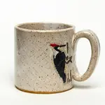 Woodpecker Design Handmade, in Ohio, Ceramic White 10oz