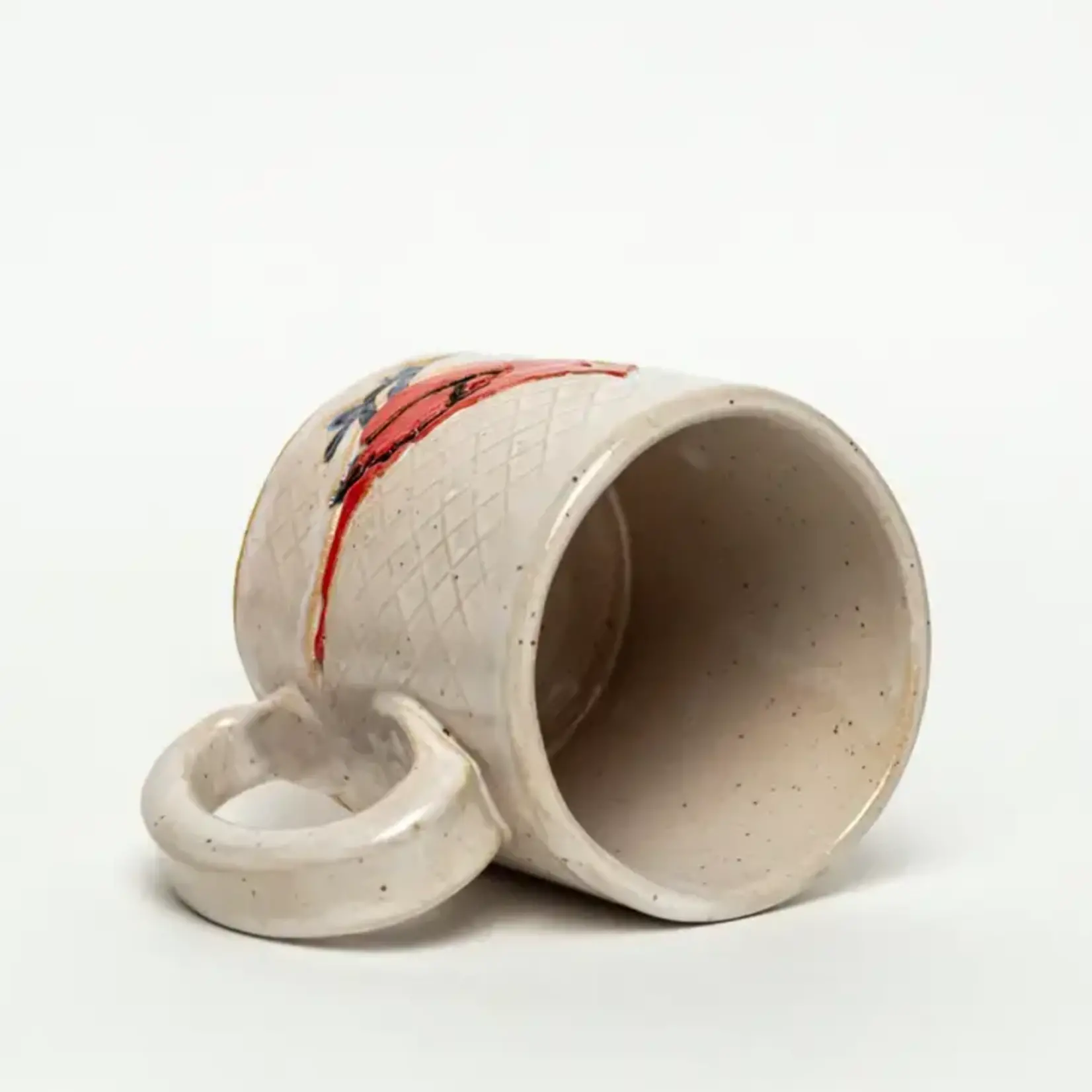 Cardinal Design Handmade, in Ohio, Ceramic White 10oz