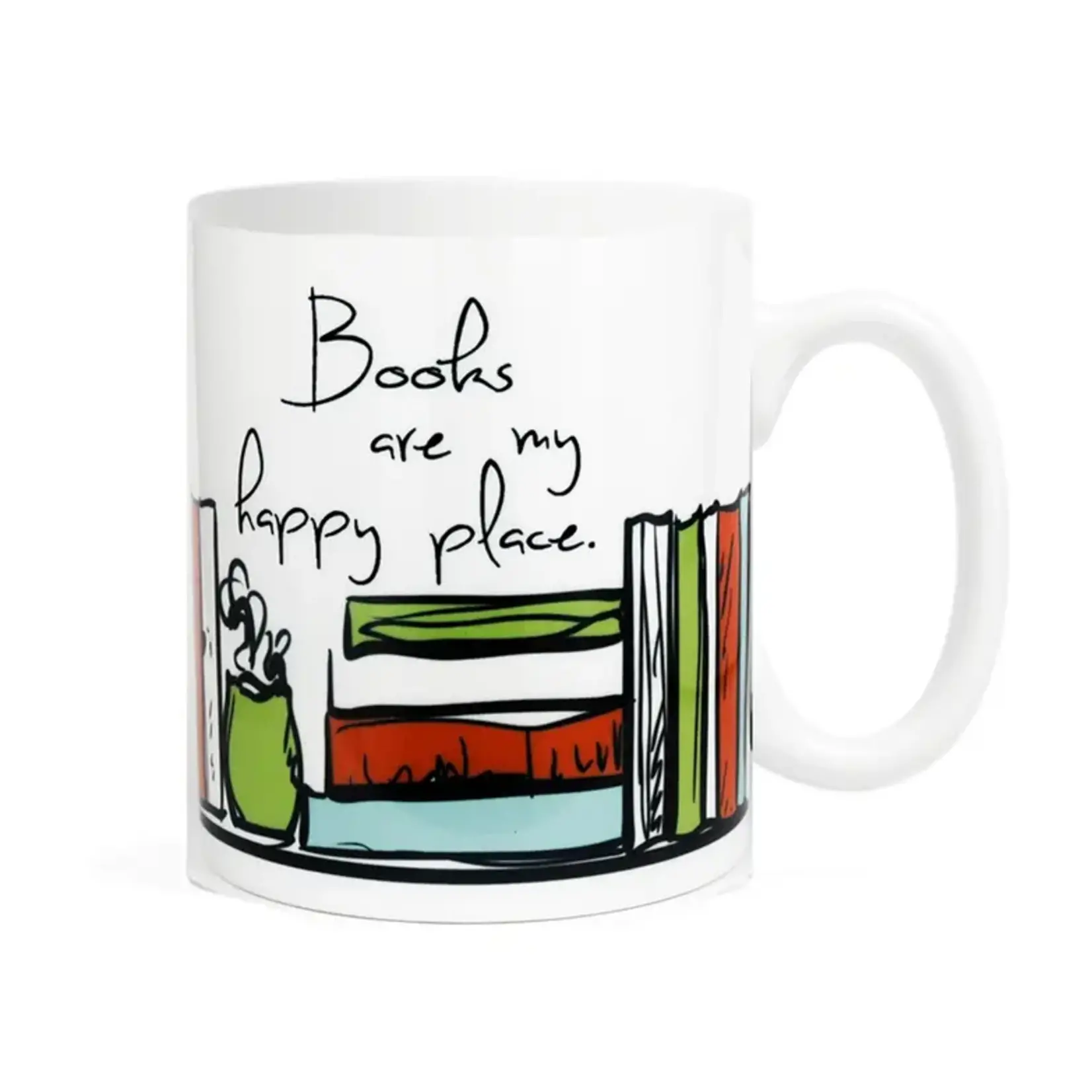 Books Are My Happy Place - Coffee Mug