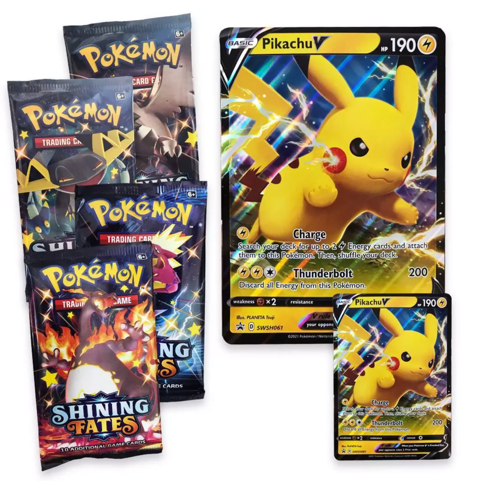 Buy Pokémon TCG: Shining Fates: Pikachu V Online at Low Prices in