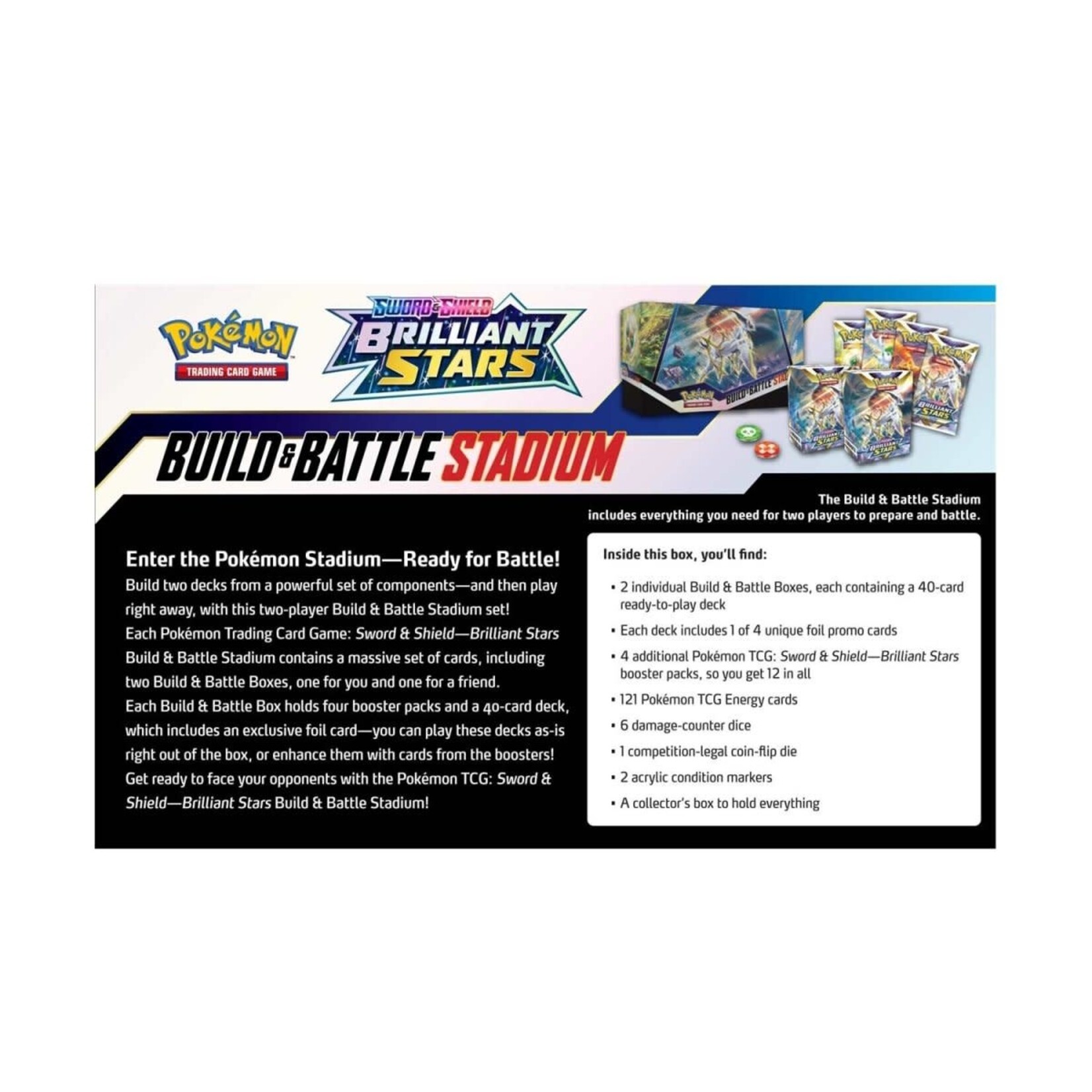 Pokémon TCG: Sword & Shield-Brilliant Stars Build & Battle Stadium