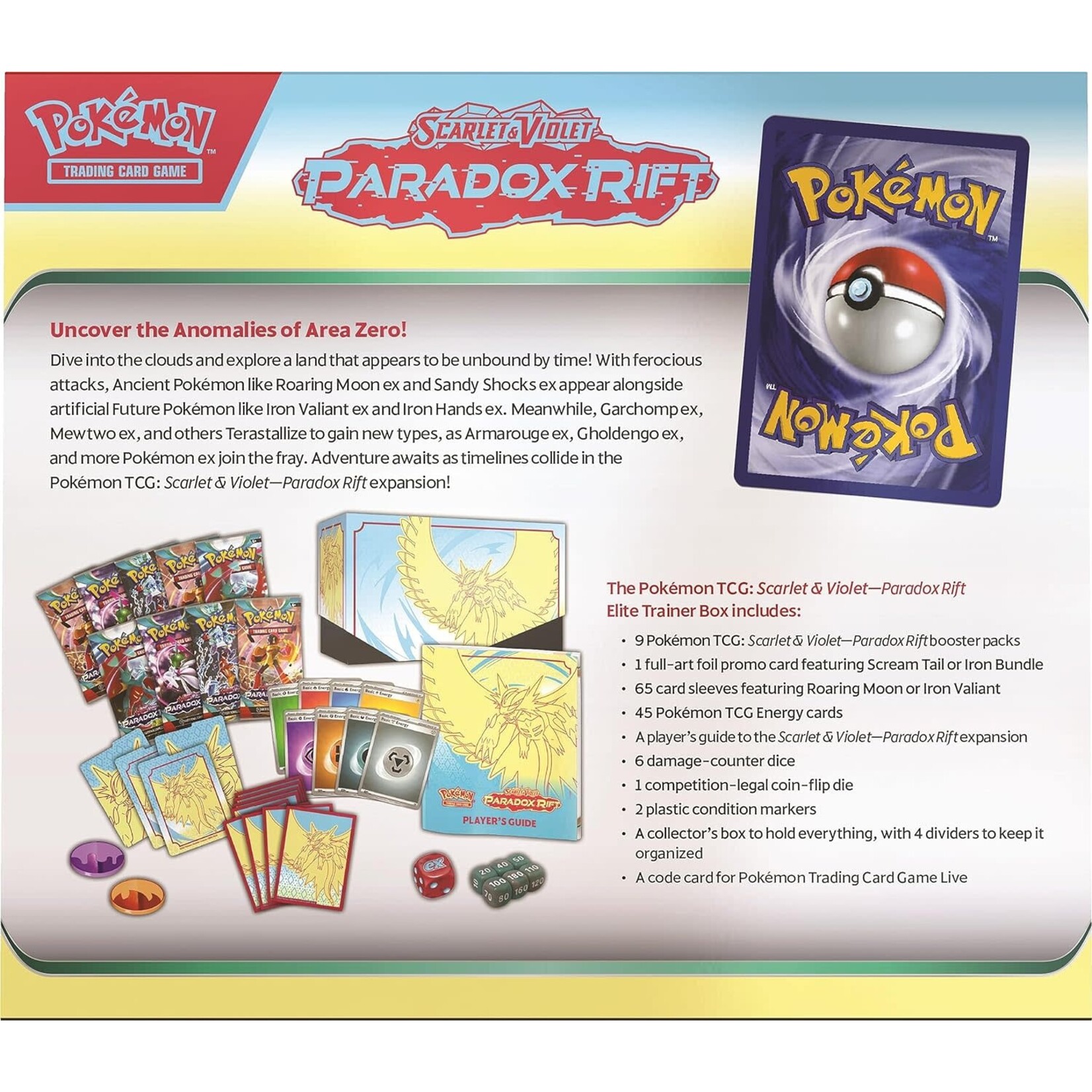 Pokemon TCG: Scarlet & Violet 04 Paradox Rift Elite Trainer Box