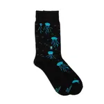 Socks that Protect Oceans (Black Jellyfish) - Small