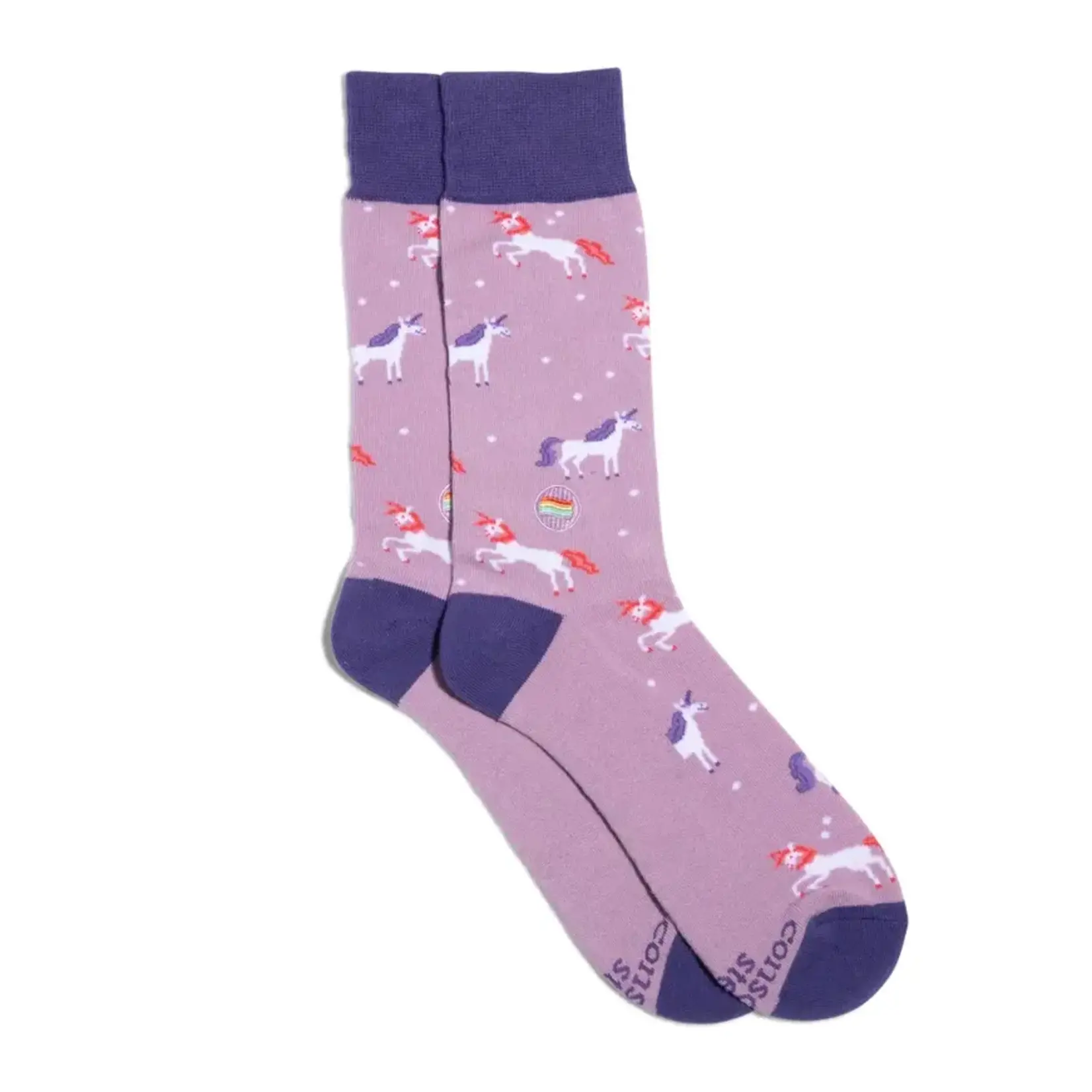 Socks that Save LGBTQ Lives (Purple Unicorns) | Medium