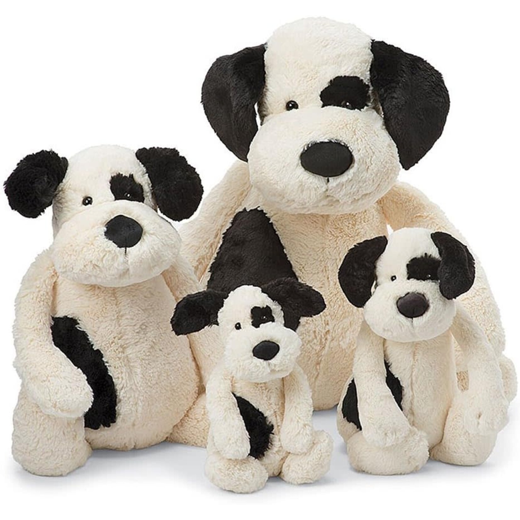 Jellycat Bashful Puppy Black & Cream - Large