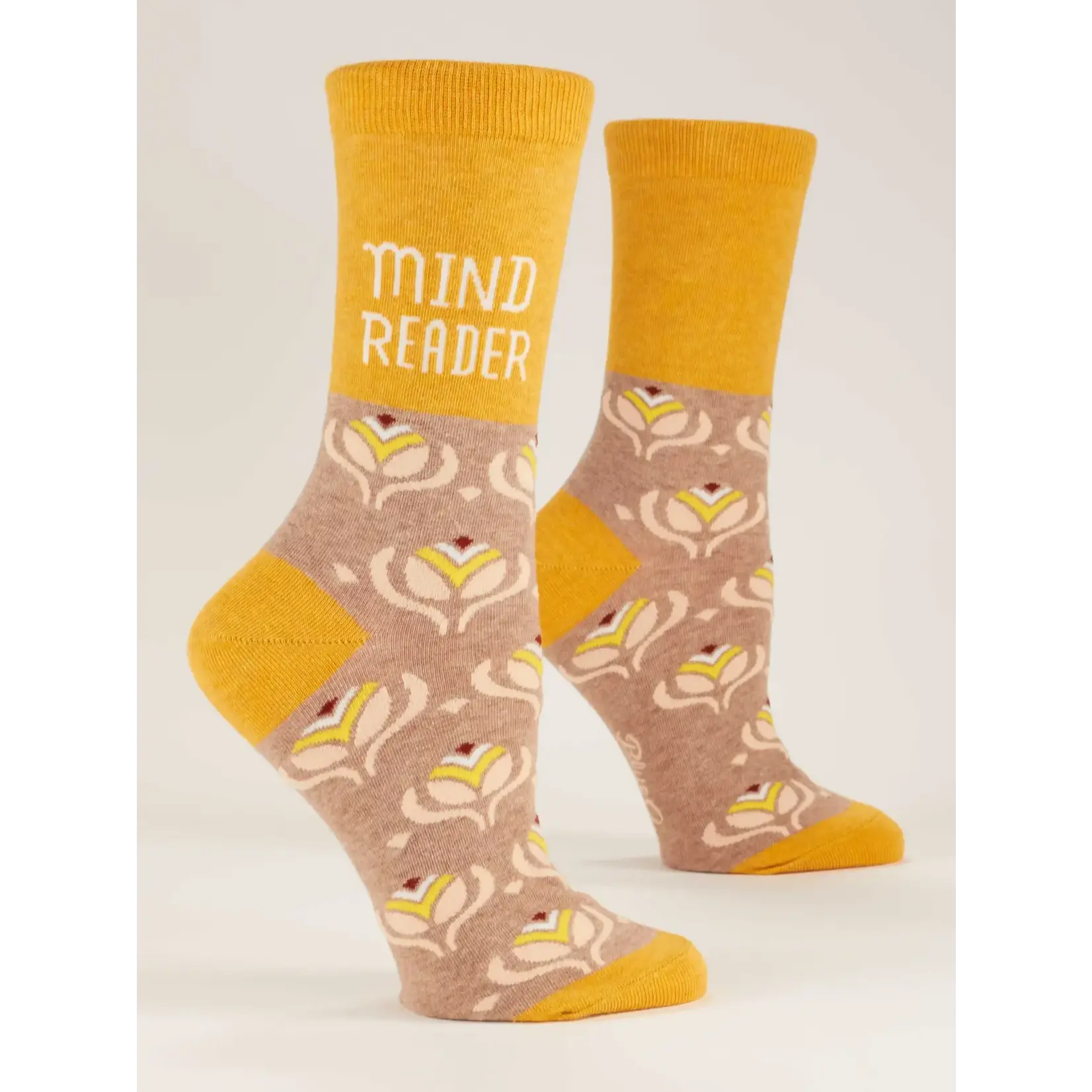 Blue Q Mind Reader Crew Socks