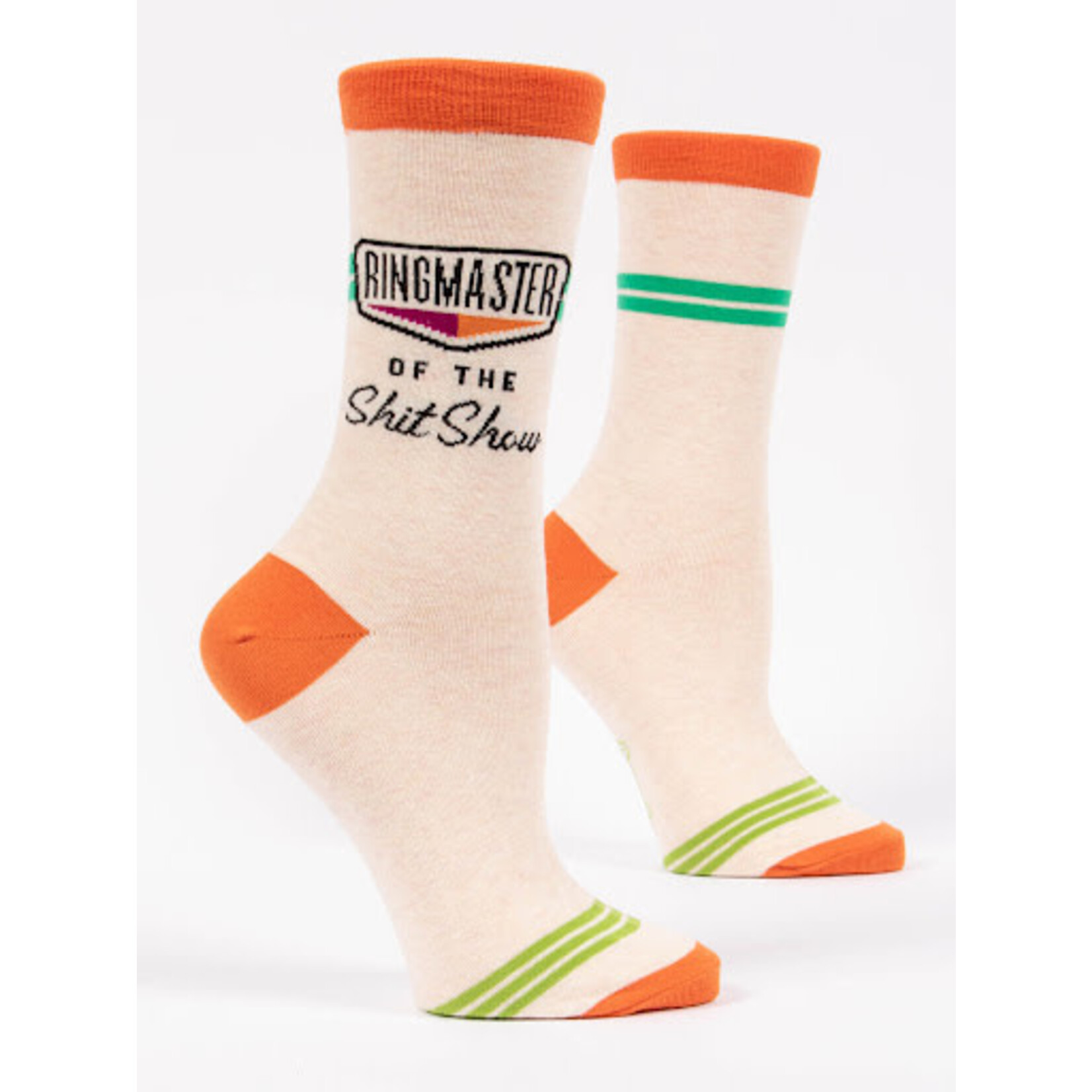 Blue Q Ringmaster Shitshow Crew Socks