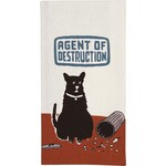 Blue Q Agent of Destruction Dish Towel