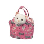 Douglas Toys Purr-Fect Sassy Sak with White Cat