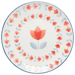 Red Tulip Stamped Bowl 6 inch