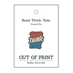 Read Think Vote Enamel Pin