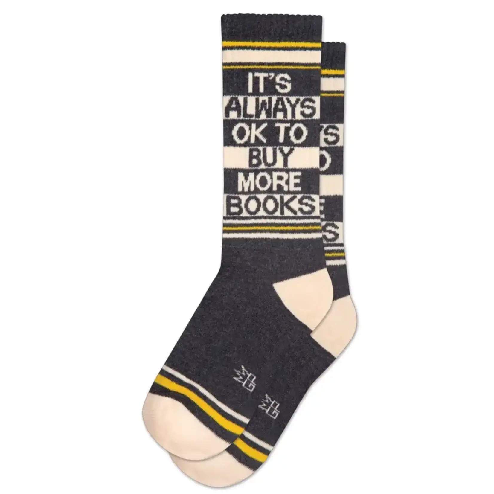 It's Always Ok To Buy More Books - Gym Crew Socks