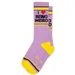 I Love Being Weird - Gym Crew Socks