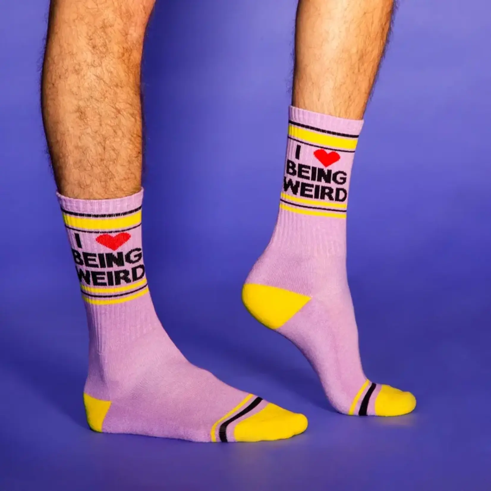 I Love Being Weird - Gym Crew Socks