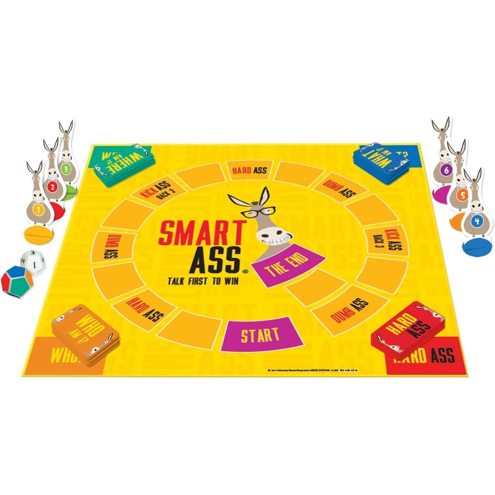 "Smart Ass" Trivia Board Game