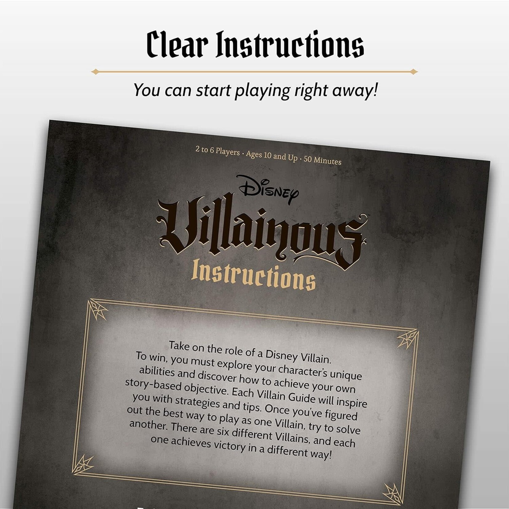 Villainous: Disney Introduction to Evil - D100 Edition