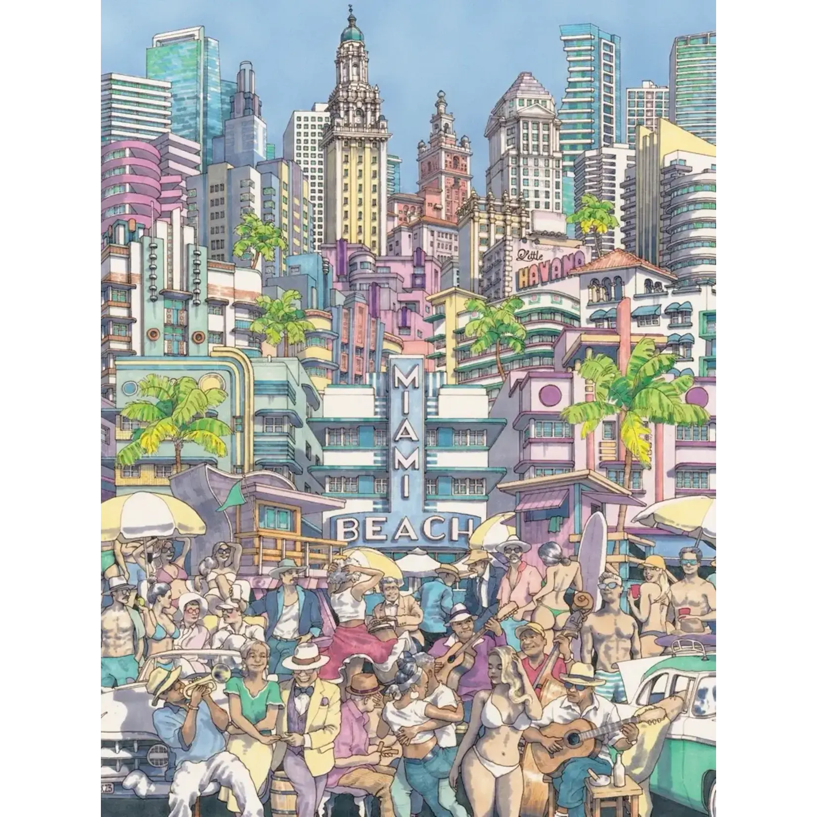 Sun Kissed City 500 Piece Puzzle