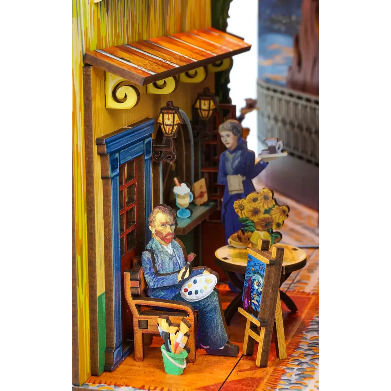 DIY Miniature House Book Nook Kit: Vincent's World