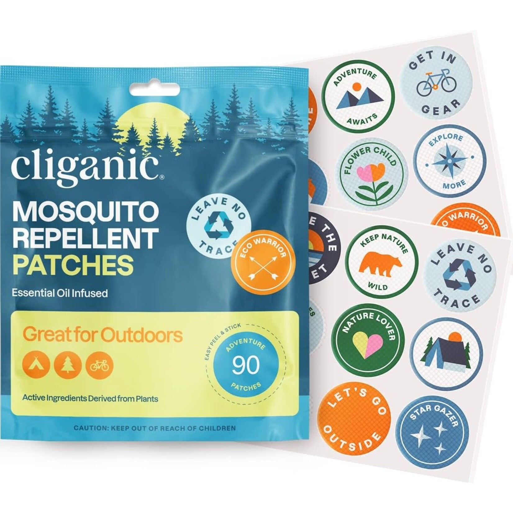 Mosquito Repellent Patches - Camping Patches