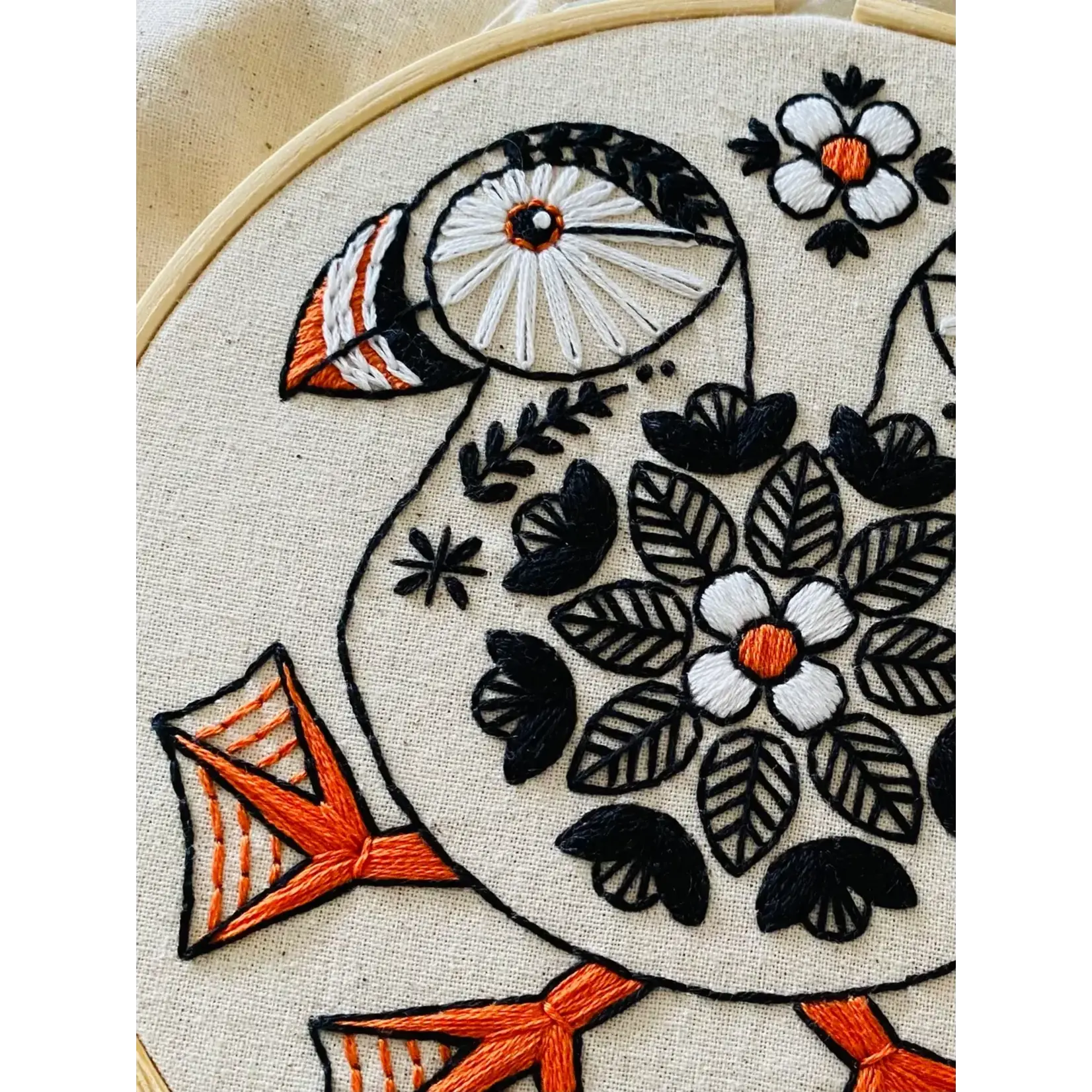 Puffin Complete Embroidery Kit