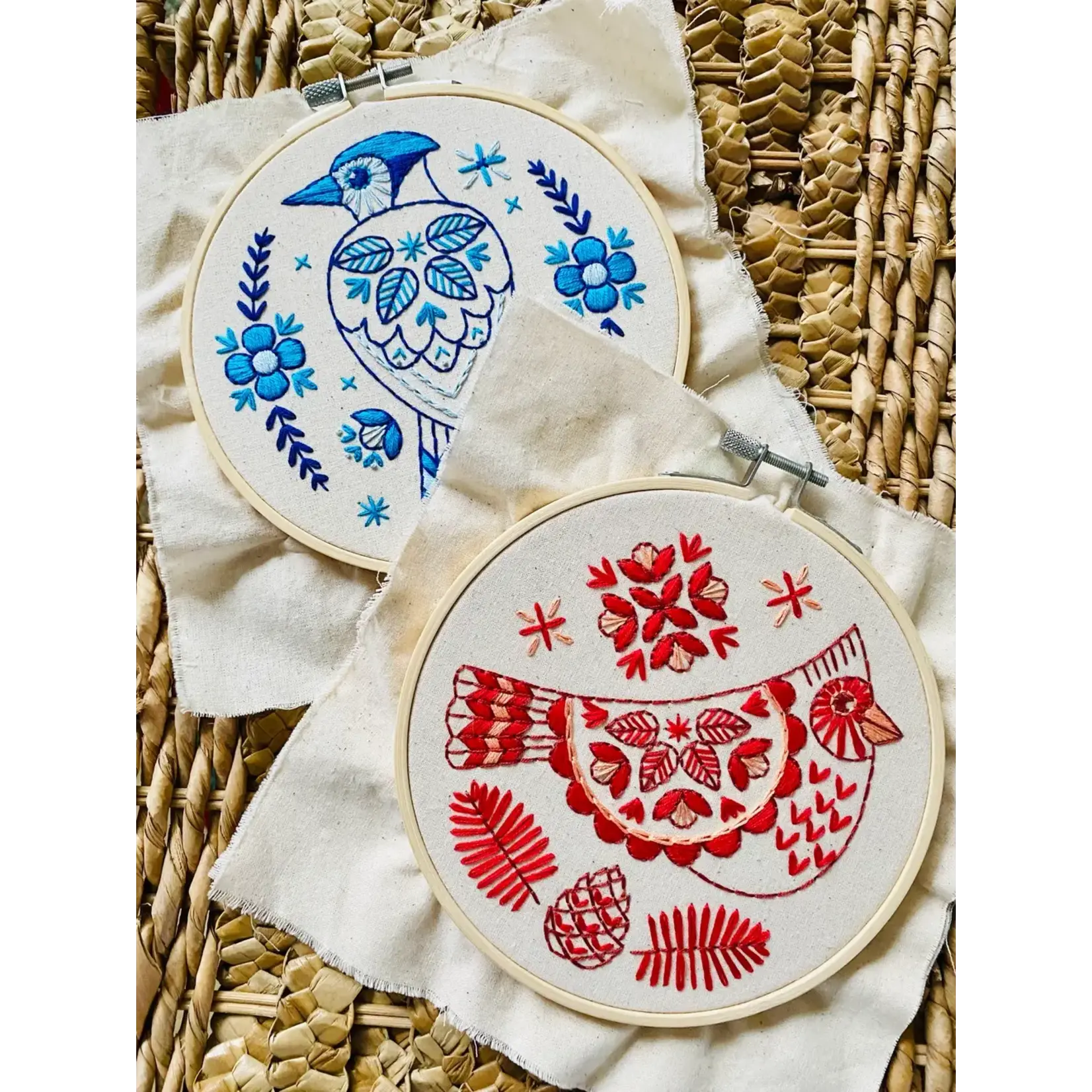 Cardinal Complete Embroidery Kit