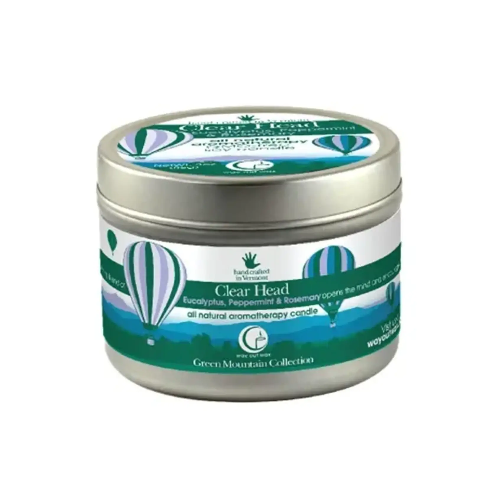Clear Head Medium Travel Tin
